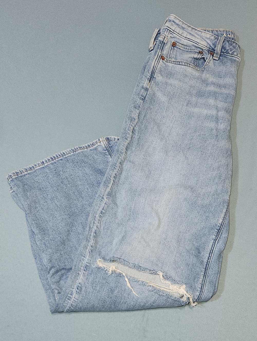 American Eagle Low Rise Baggy Wide Leg. Size 8 Long.